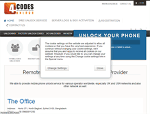 Tablet Screenshot of codes4unlock.com
